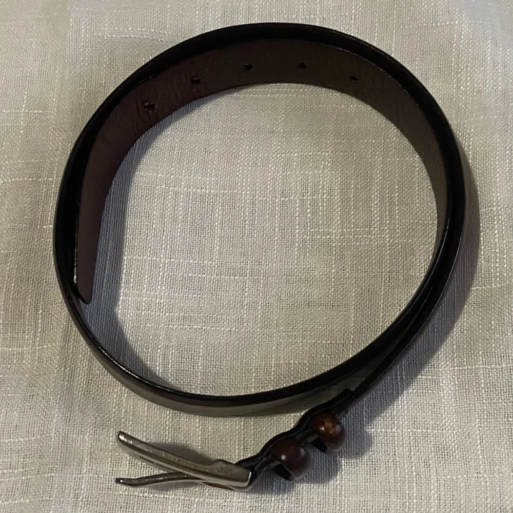 Polo Ralph Lauren Brown Italian Leather Belt Sz 32 Preppy Old Money Quiet Luxury